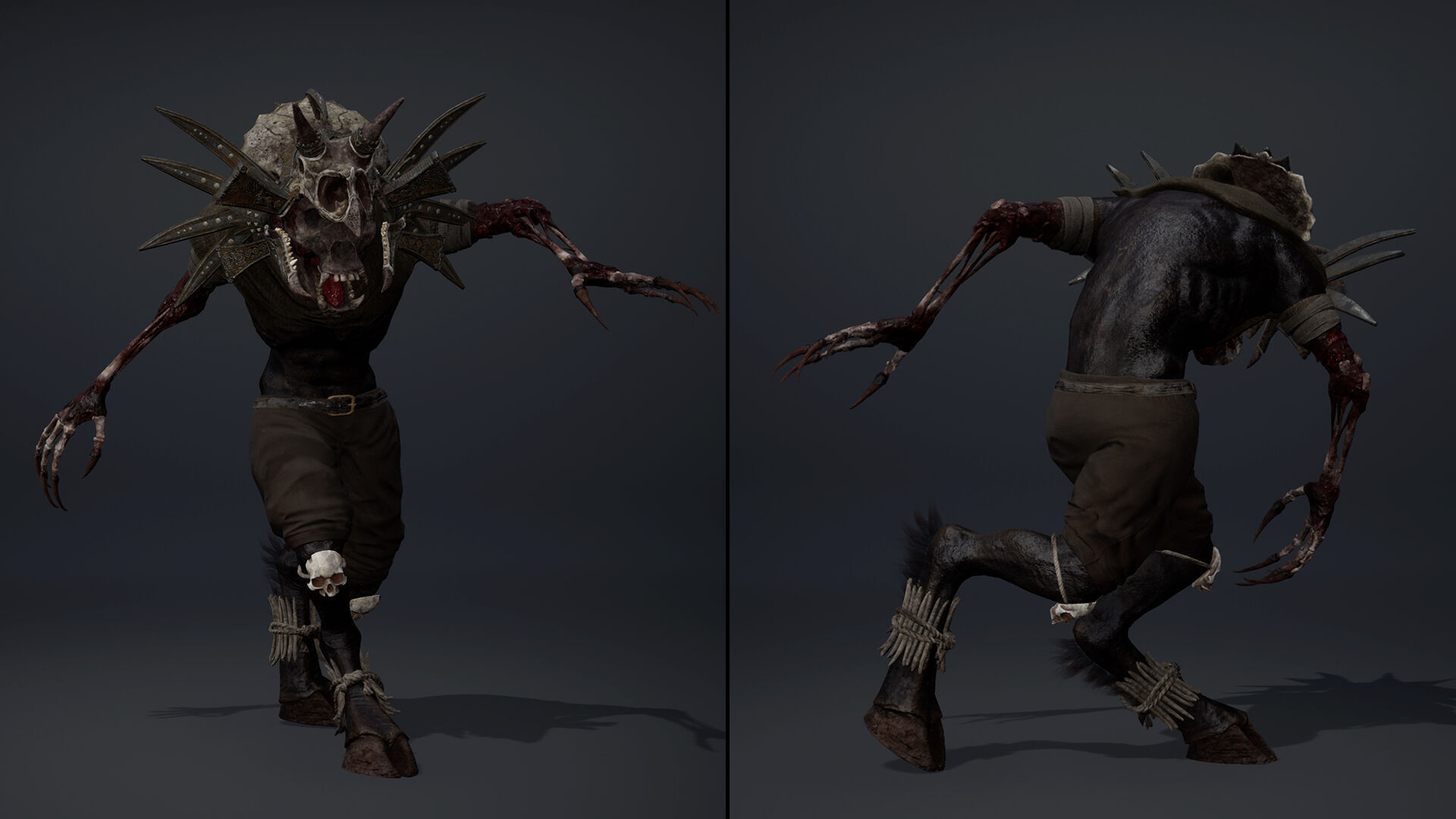 Gloom Mage Damaged Low-poly 3D model_11