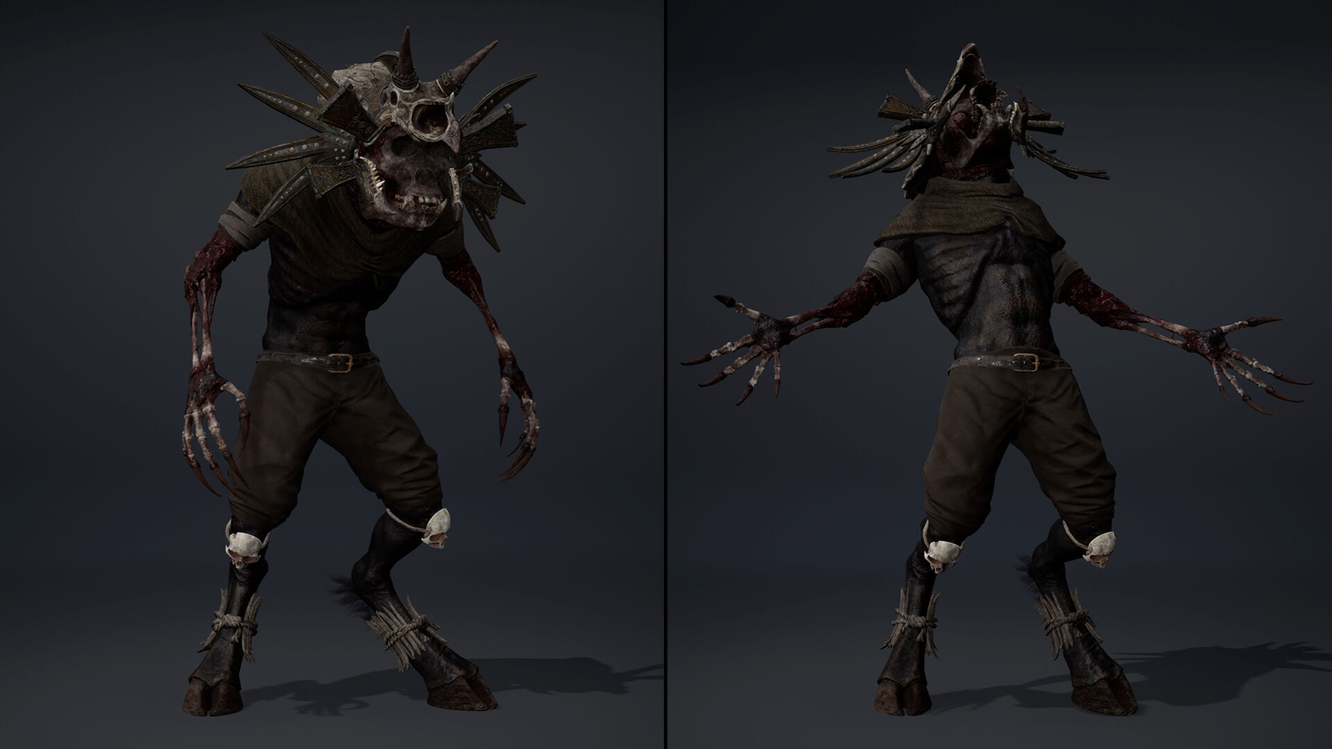 Gloom Mage Damaged Low-poly 3D model_16