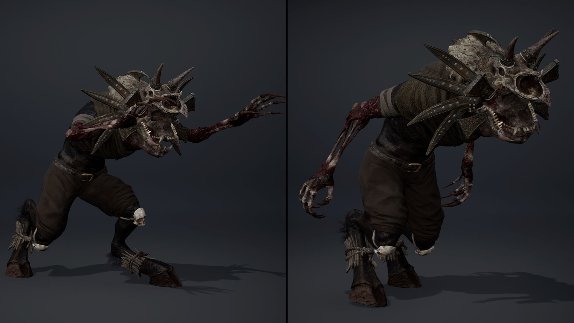 Gloom Mage Damaged Low-poly 3D model_12