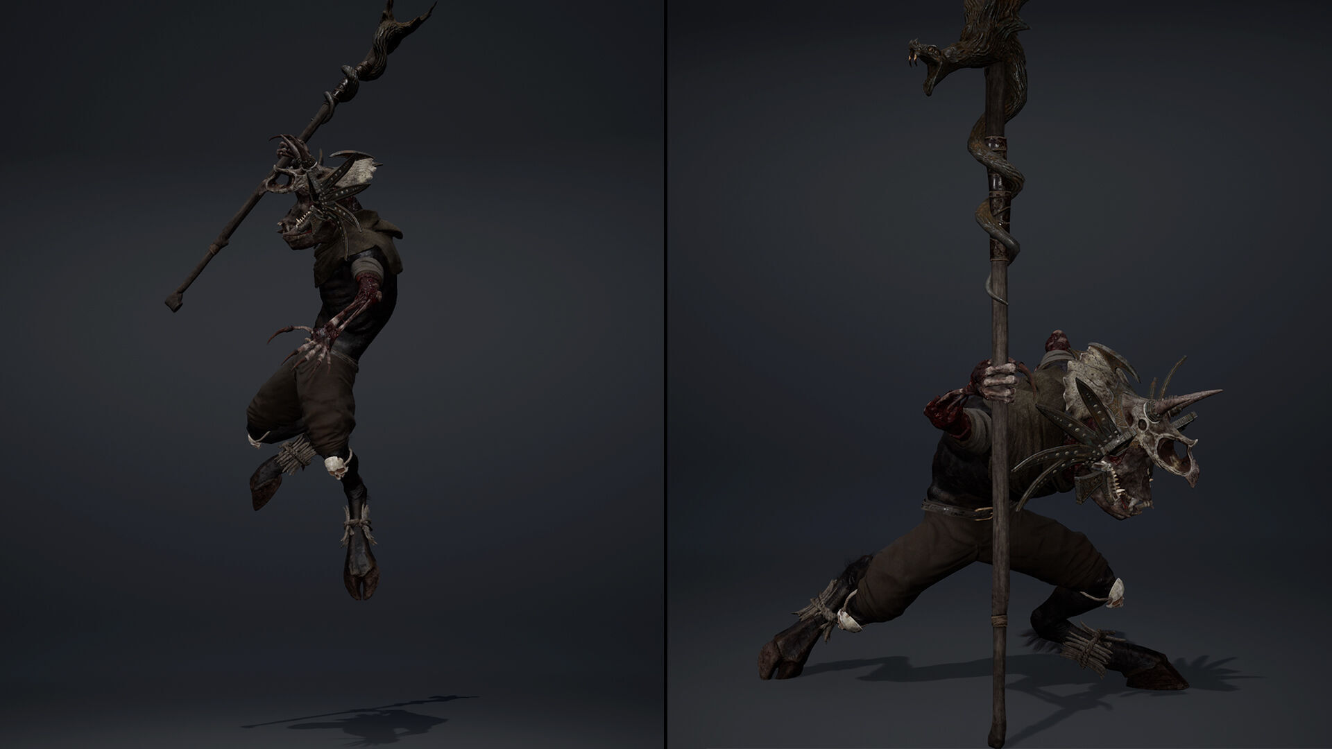 Gloom Mage Damaged Low-poly 3D model_8