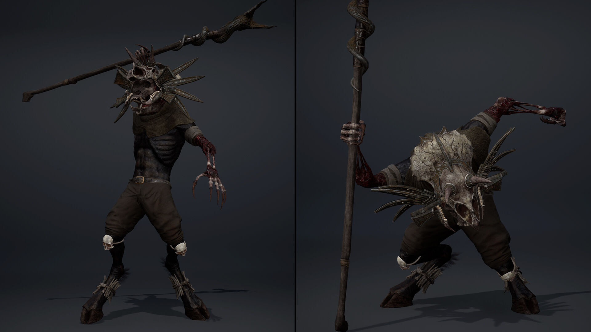 Gloom Mage Damaged Low-poly 3D model_10