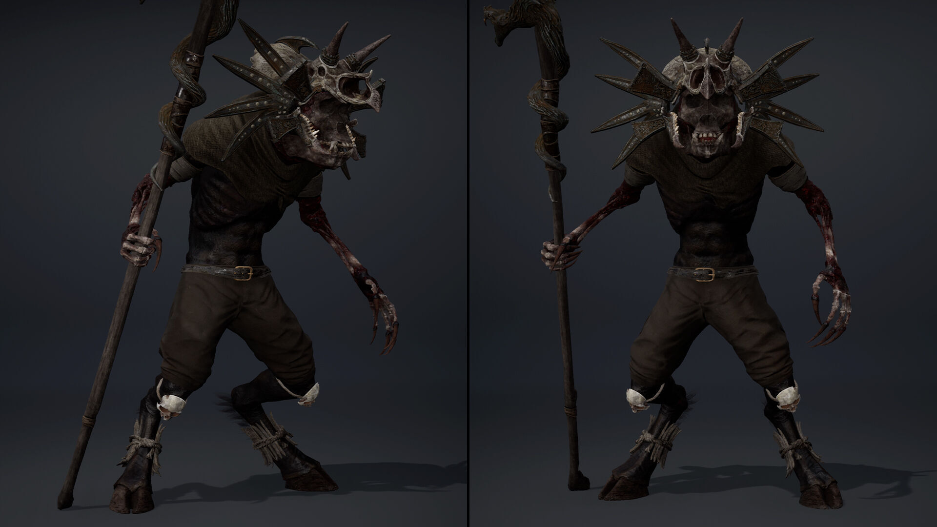 Gloom Mage Damaged Low-poly 3D model_18