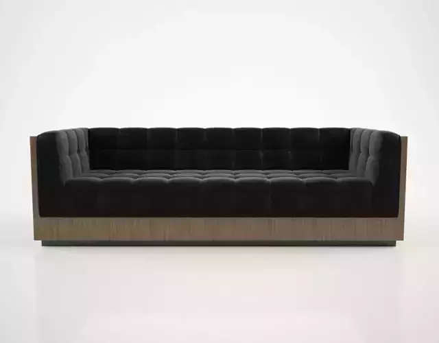 Milo Baughman Rosewood Case Sofa