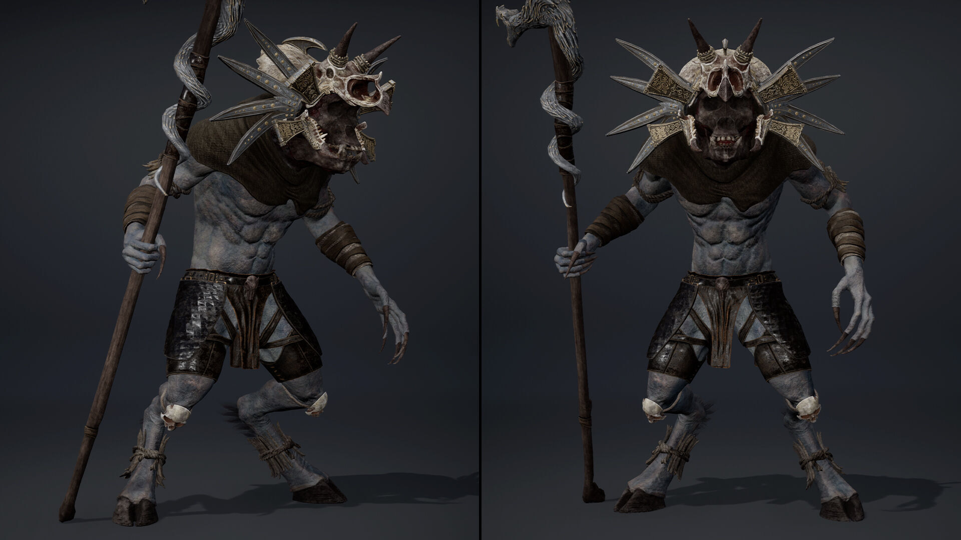 Gloom Mage Arm2 Brutal Low-poly 3D model_10