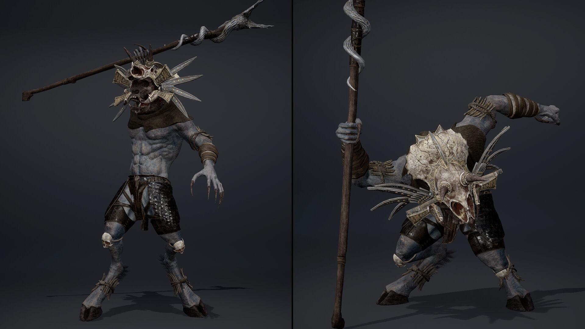 Gloom Mage Arm2 Brutal Low-poly 3D model_8