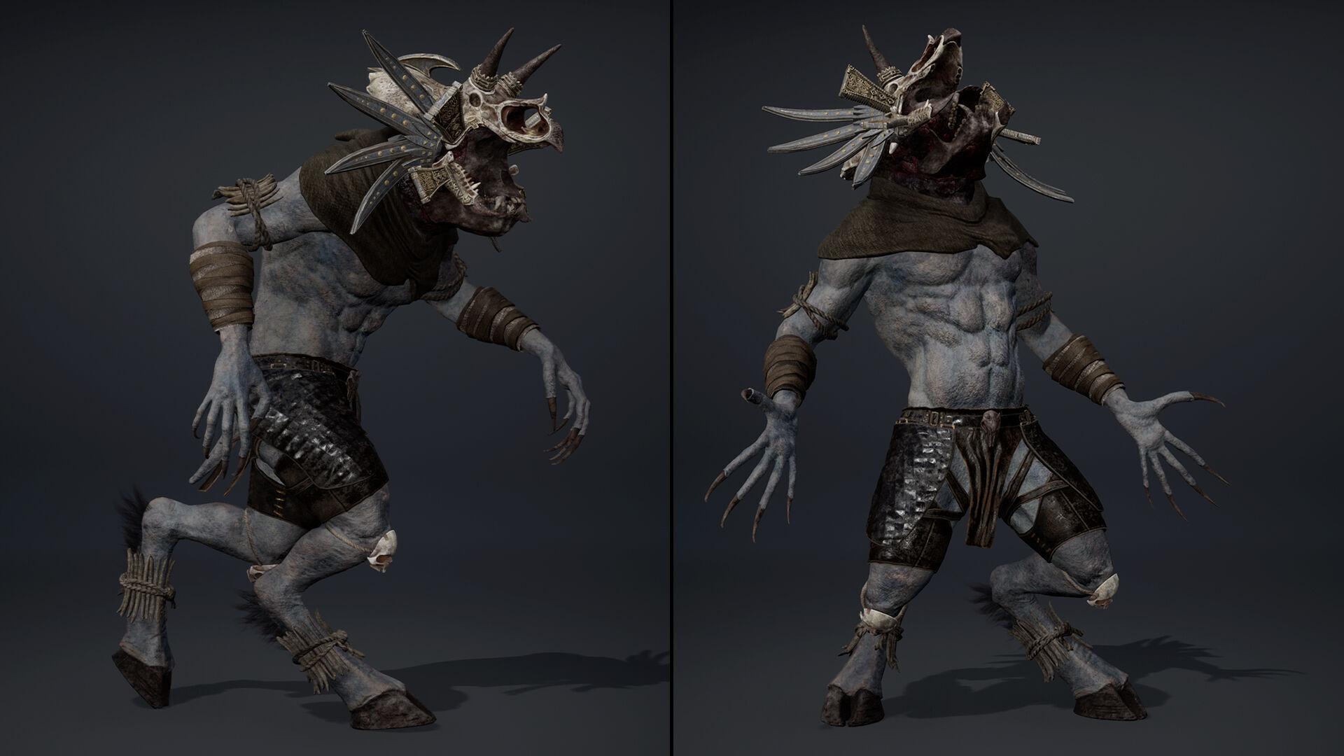 Gloom Mage Arm2 Brutal Low-poly 3D model_20