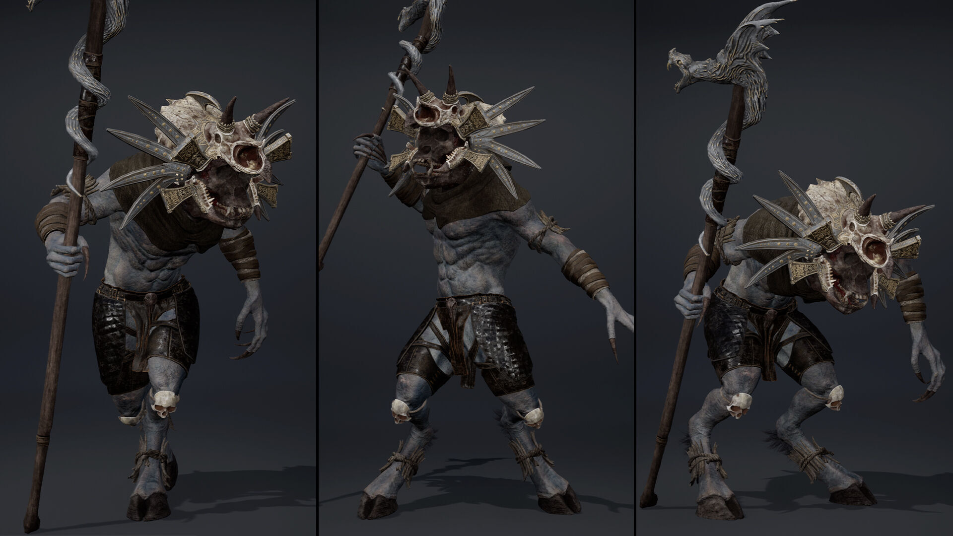 Gloom Mage Arm2 Brutal Low-poly 3D model_13