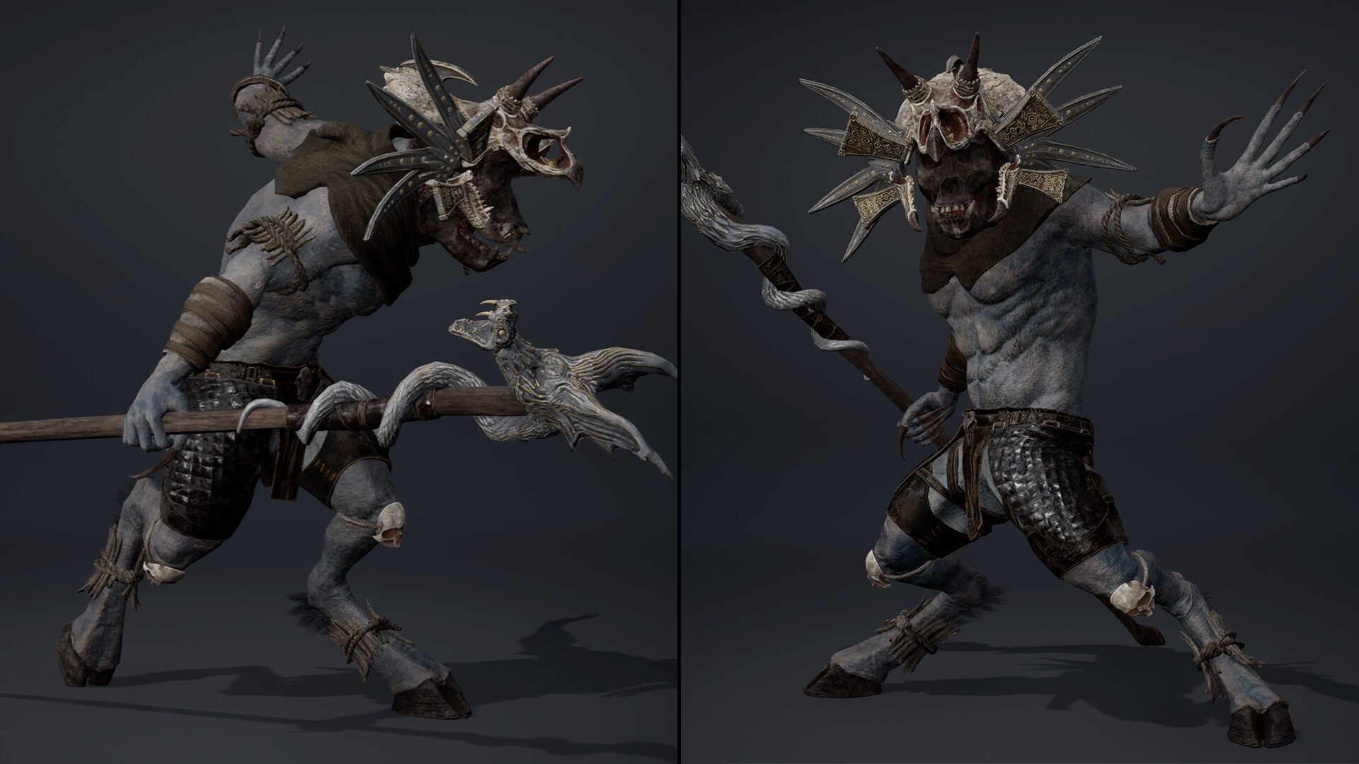 Gloom Mage Arm2 Brutal Low-poly 3D model_6