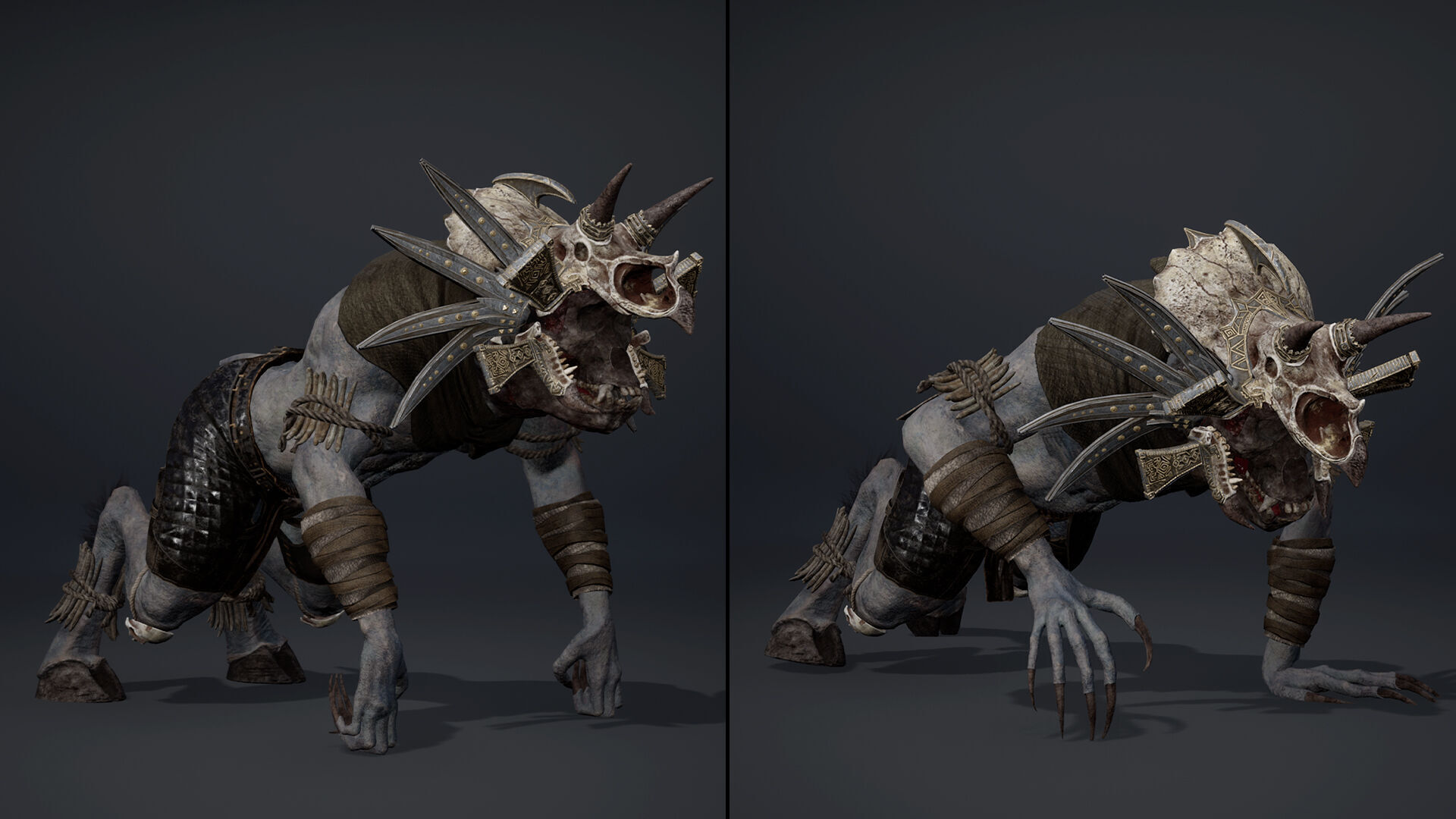 Gloom Mage Arm2 Brutal Low-poly 3D model_12