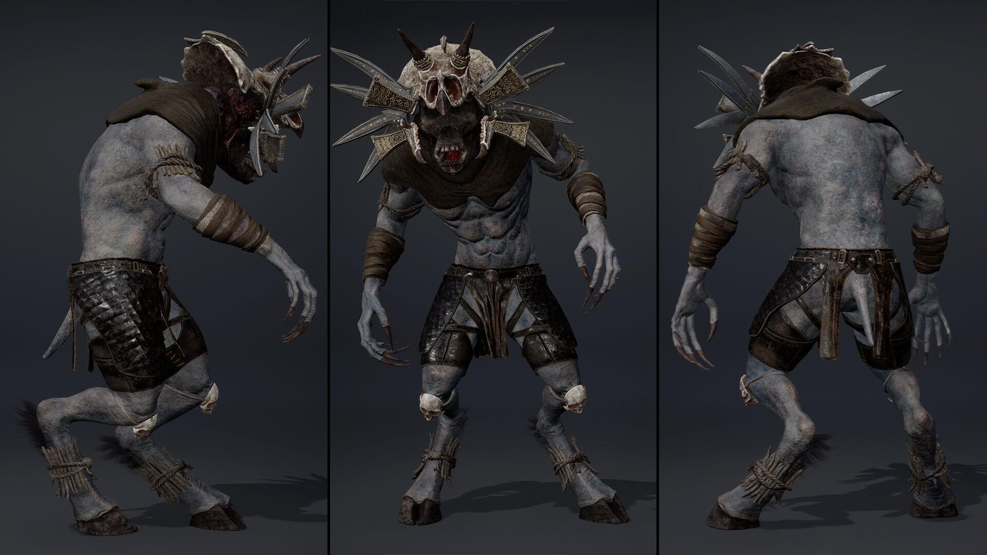 Gloom Mage Arm2 Brutal Low-poly 3D model_14