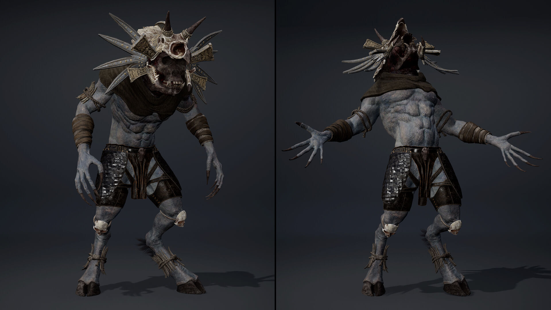 Gloom Mage Arm2 Brutal Low-poly 3D model_16