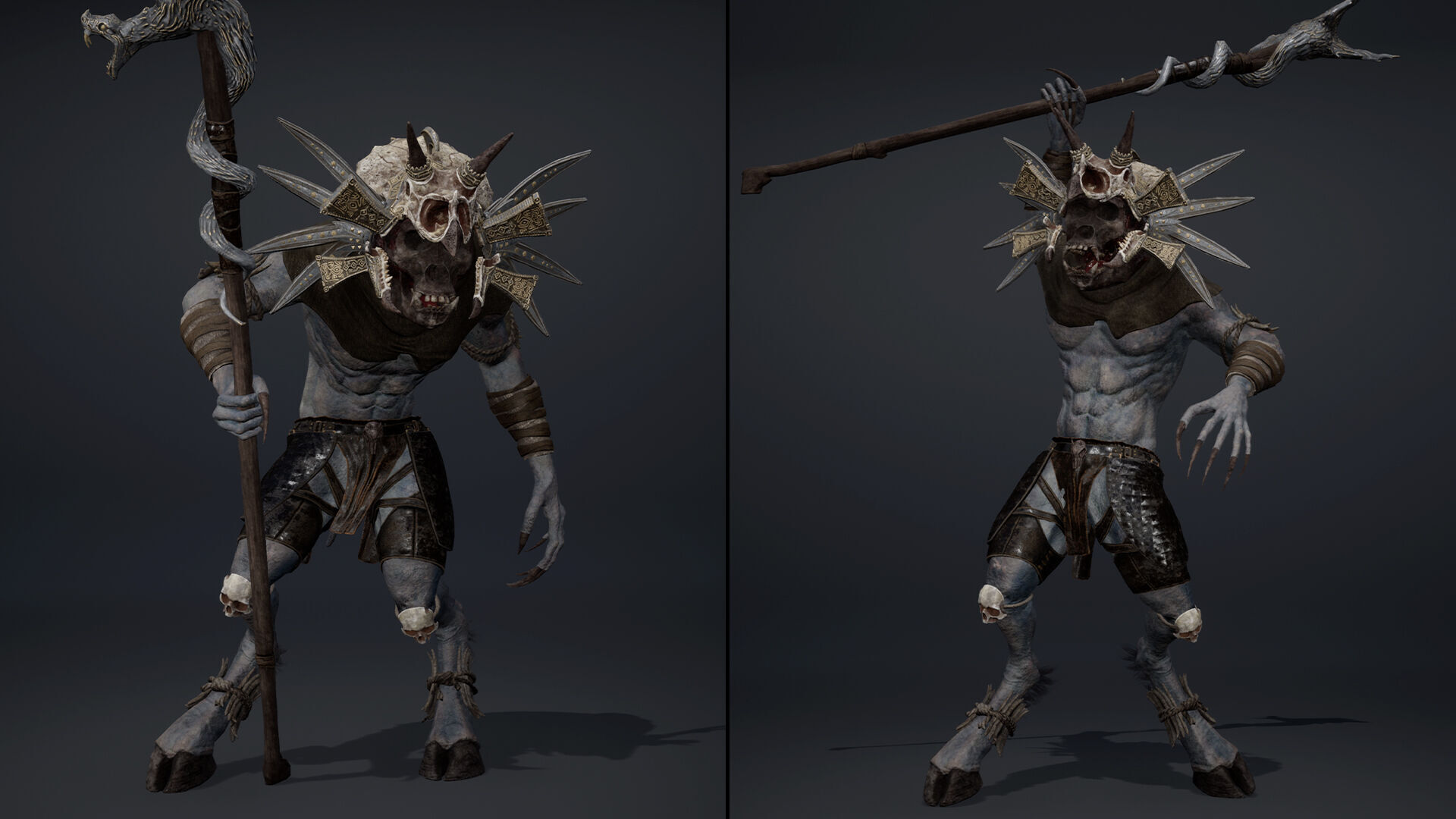 Gloom Mage Arm2 Brutal Low-poly 3D model_17