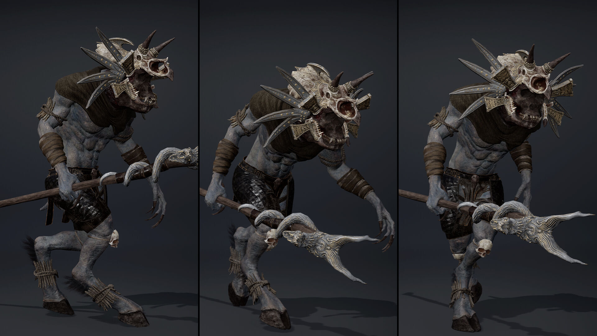 Gloom Mage Arm2 Brutal Low-poly 3D model_11