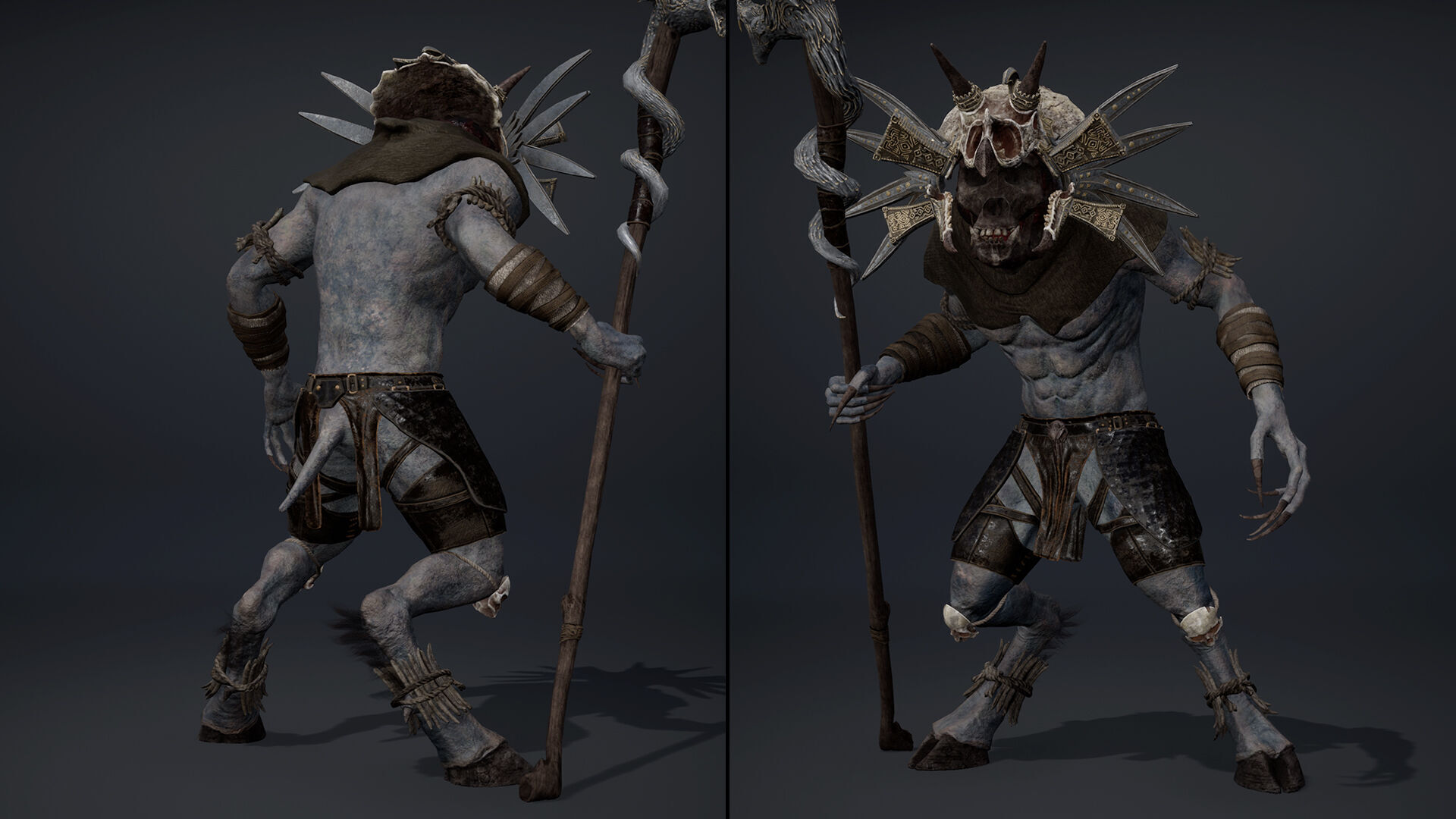 Gloom Mage Arm2 Brutal Low-poly 3D model_23