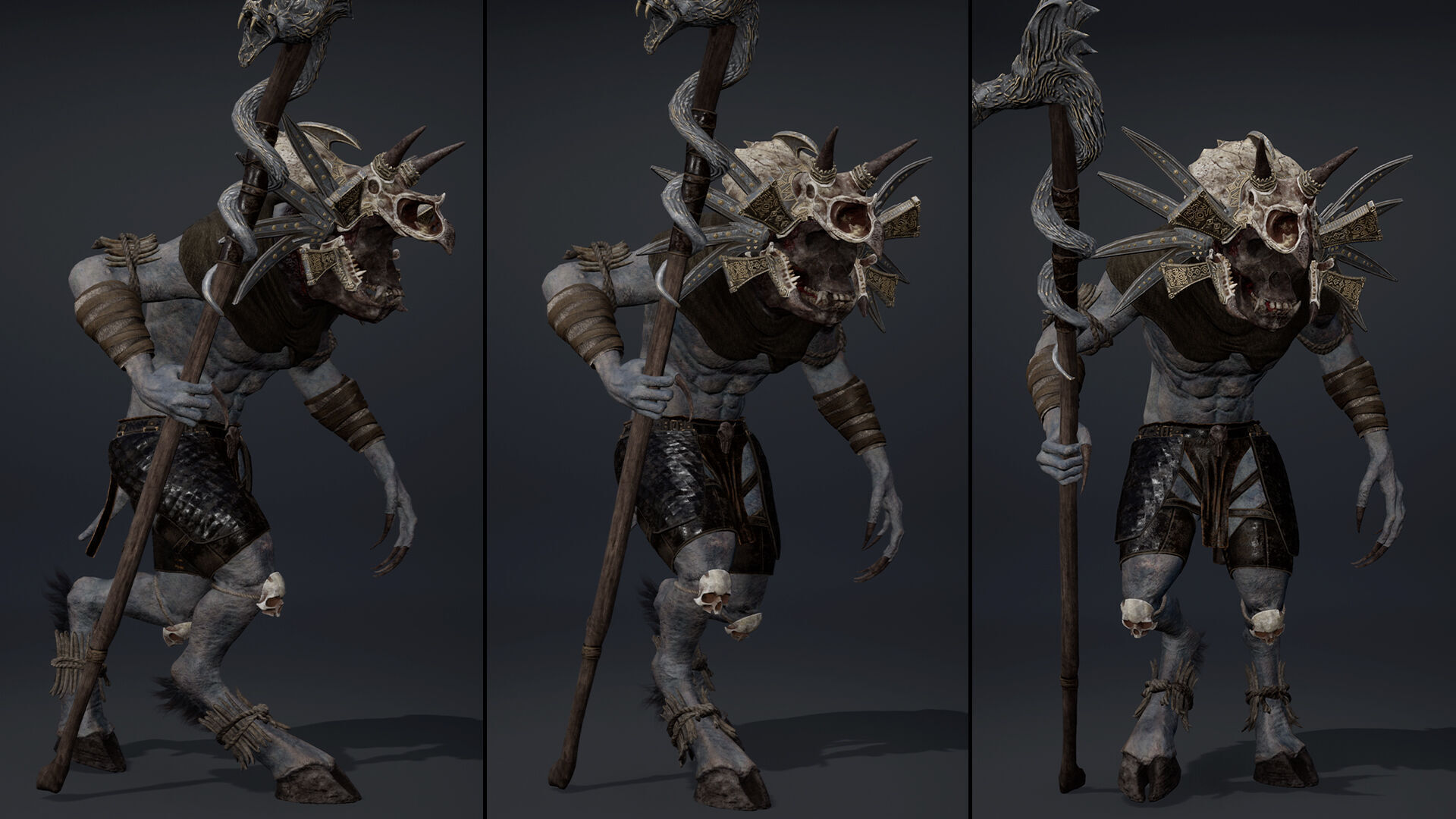 Gloom Mage Arm2 Brutal Low-poly 3D model_21