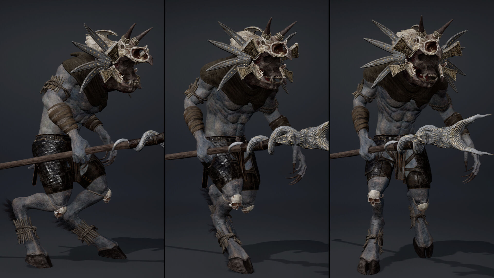 Gloom Mage Arm2 Brutal Low-poly 3D model_9