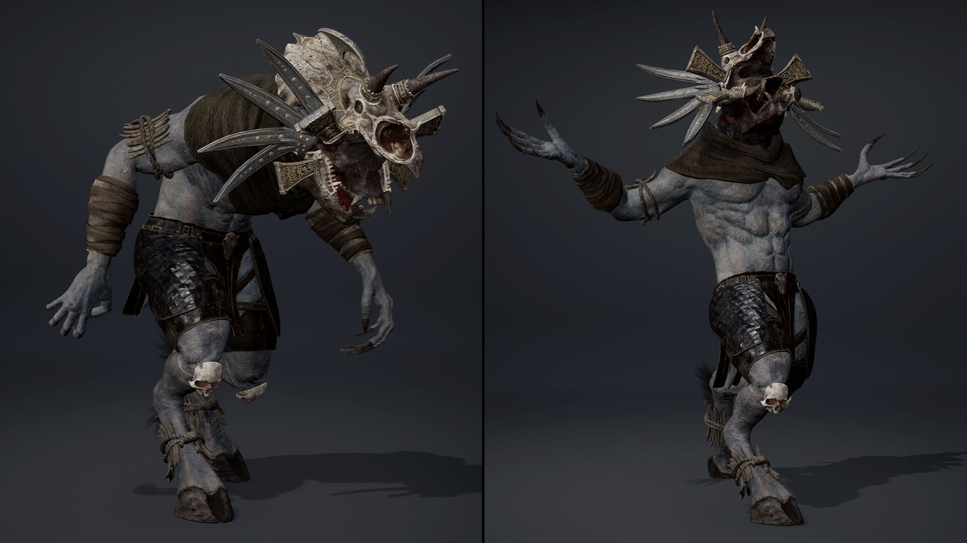 Gloom Mage Arm2 Brutal Low-poly 3D model_19