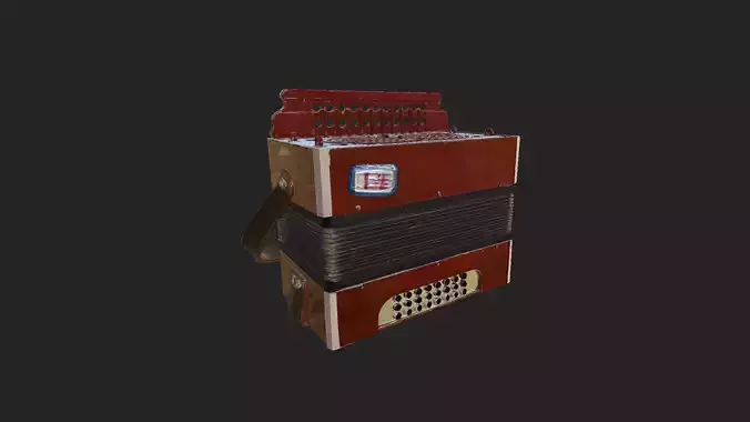 Accordion3D Model 009