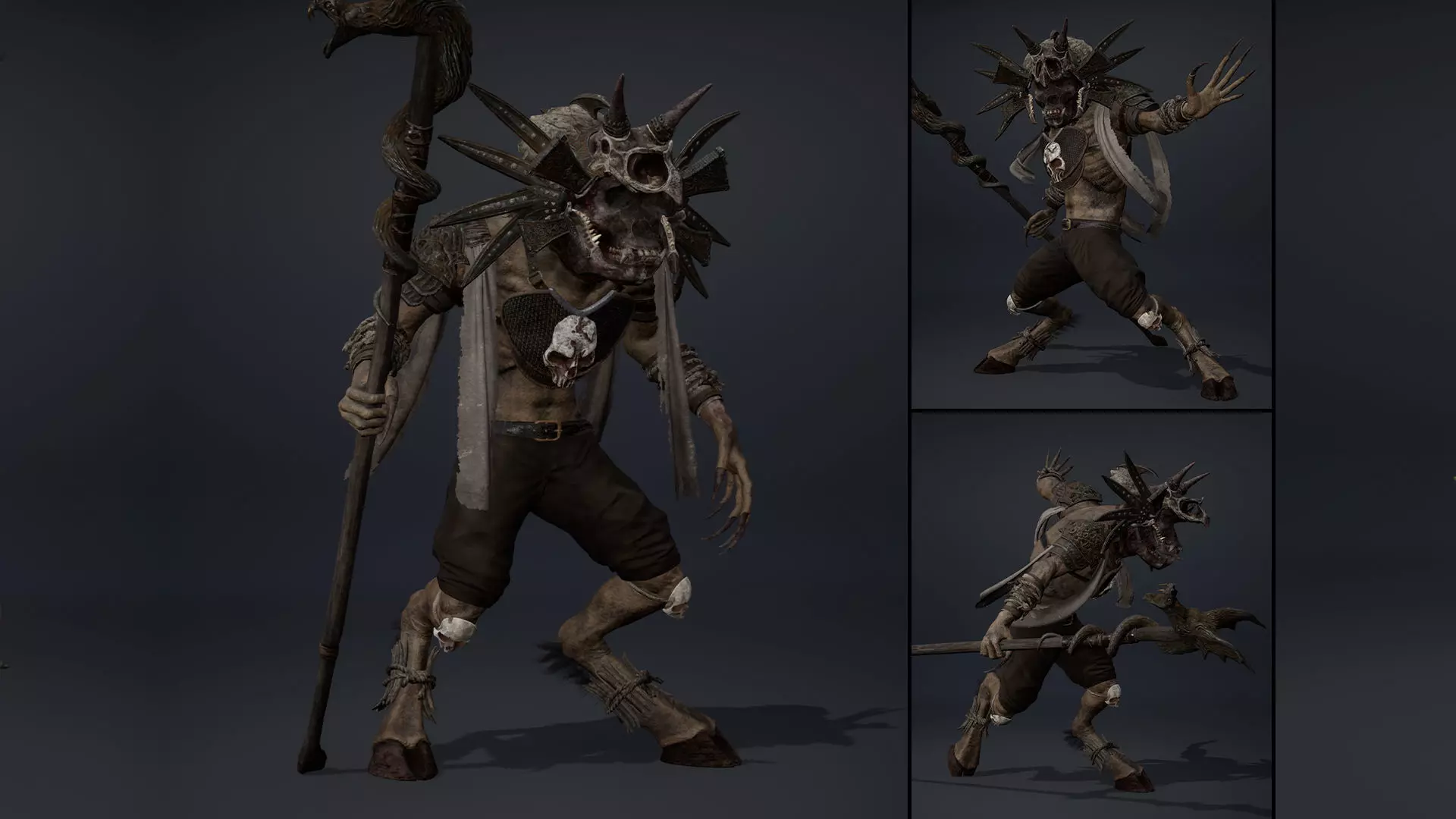 Gloom Mage Arm2 Low-poly 3D model_0