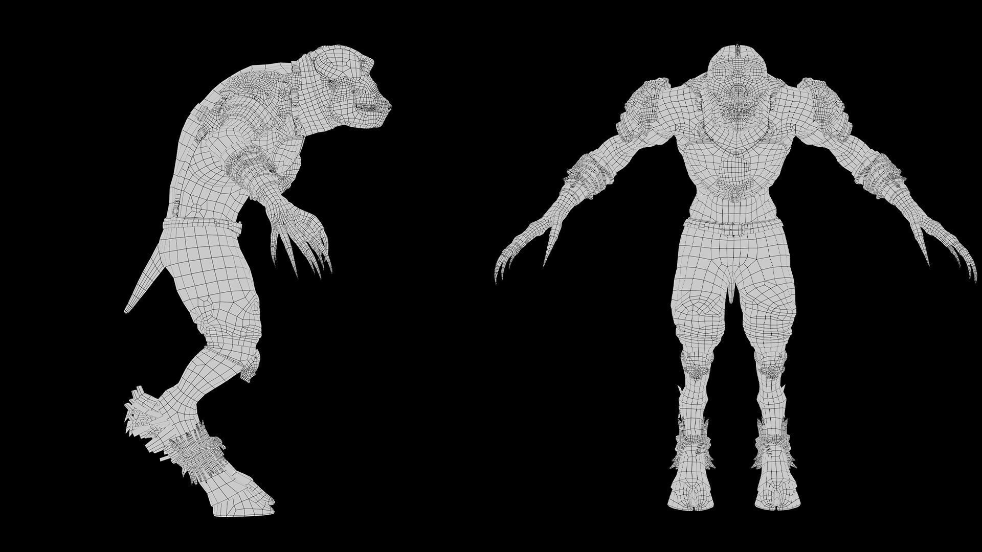 Gloom Mage Arm2 Low-poly 3D model_24