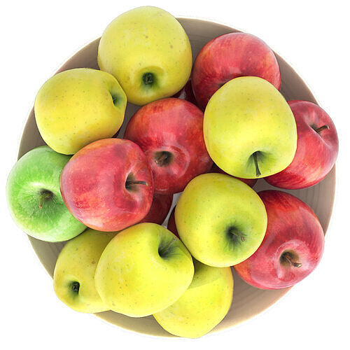 bowls of fruits collection 07 3D model 3