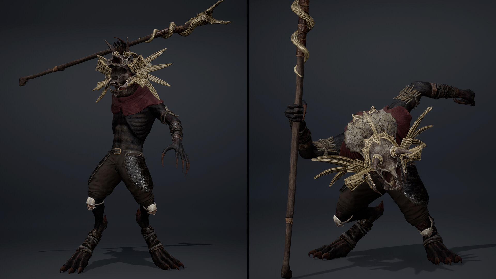 Gloom Mage Arm1 Low-poly 3D model_8