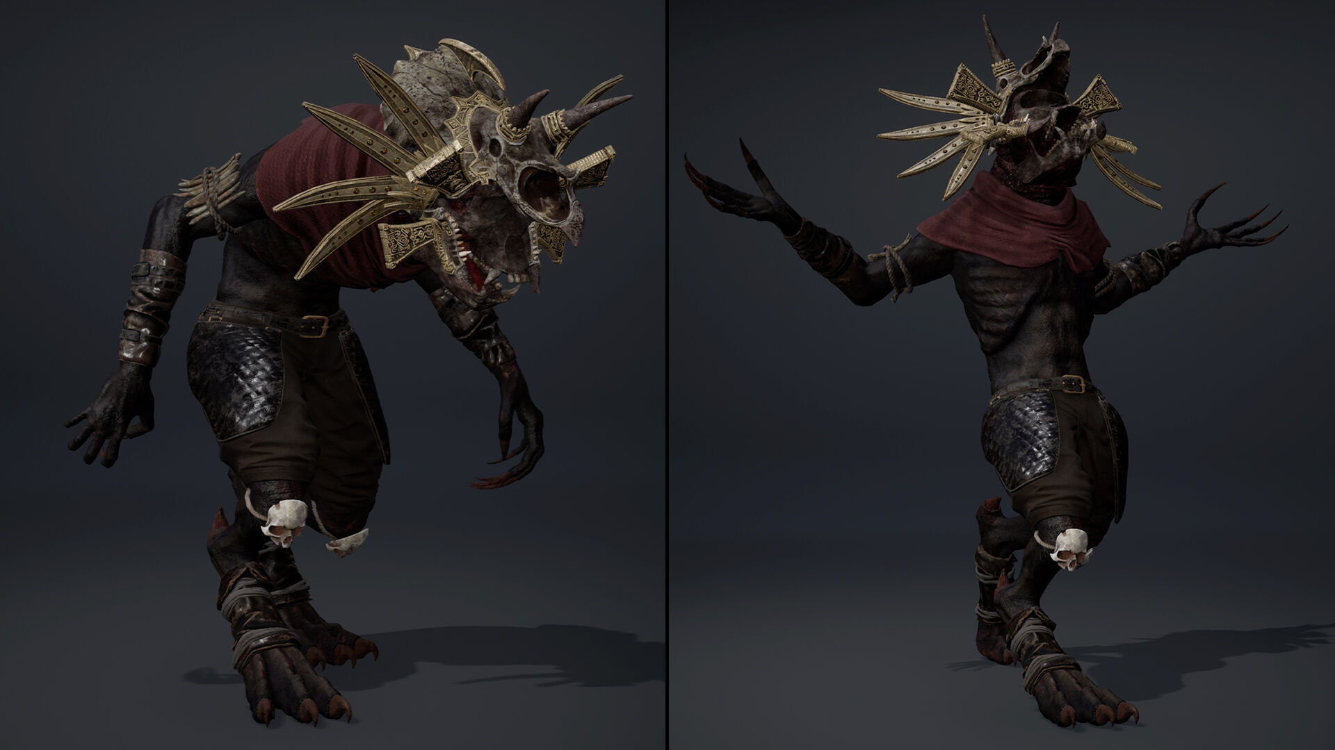 Gloom Mage Arm1 Low-poly 3D model_23