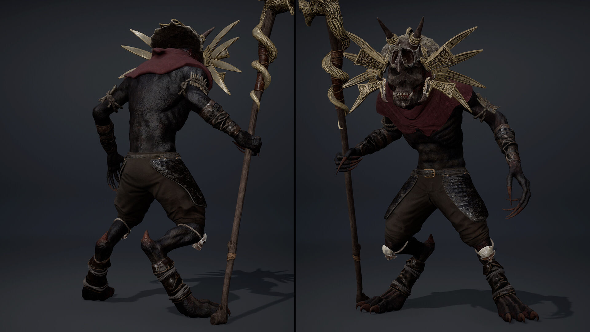 Gloom Mage Arm1 Low-poly 3D model_7