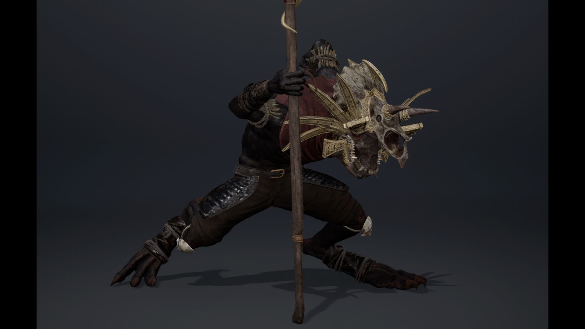 Gloom Mage Arm1 Low-poly 3D model_19