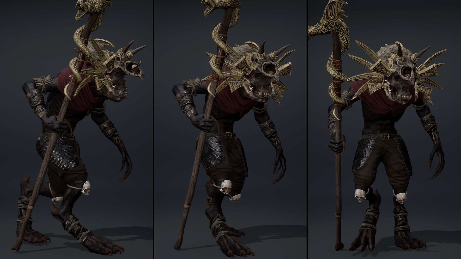 Gloom Mage Arm1 Low-poly 3D model_13