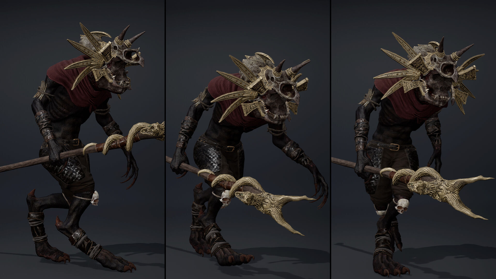 Gloom Mage Arm1 Low-poly 3D model_11