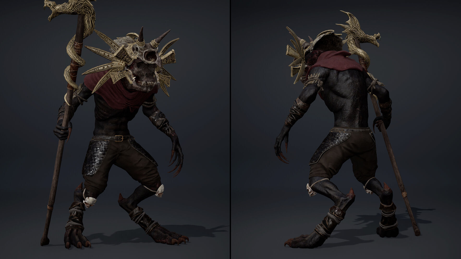 Gloom Mage Arm1 Low-poly 3D model_5