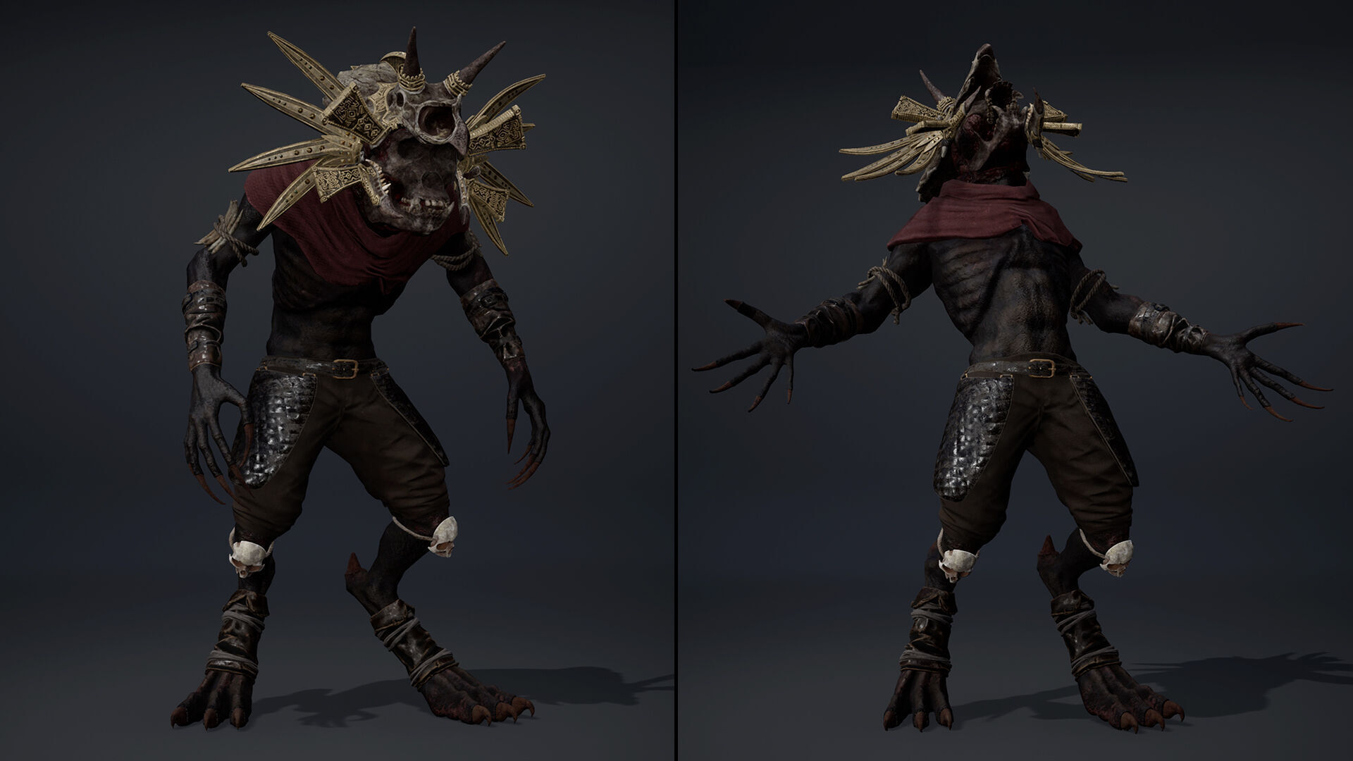 Gloom Mage Arm1 Low-poly 3D model_18