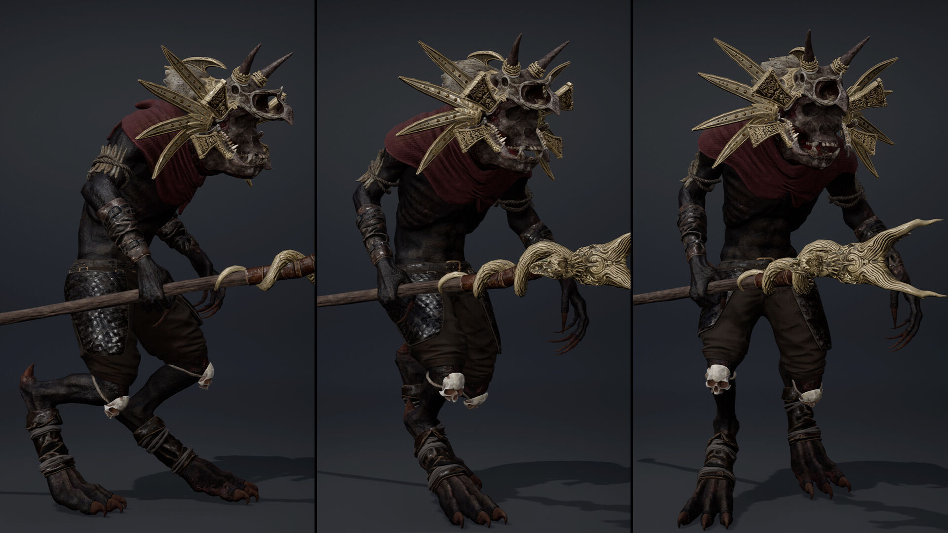 Gloom Mage Arm1 Low-poly 3D model_12