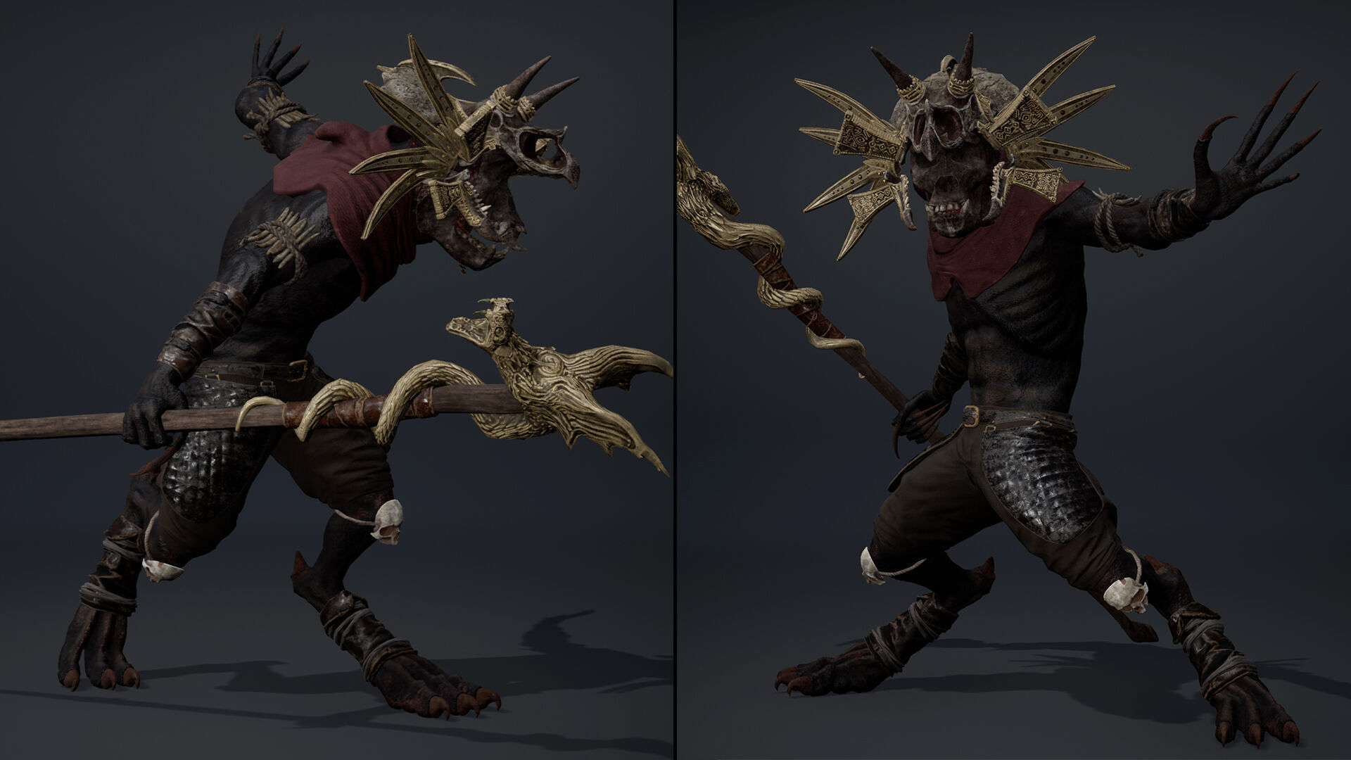 Gloom Mage Arm1 Low-poly 3D model_6