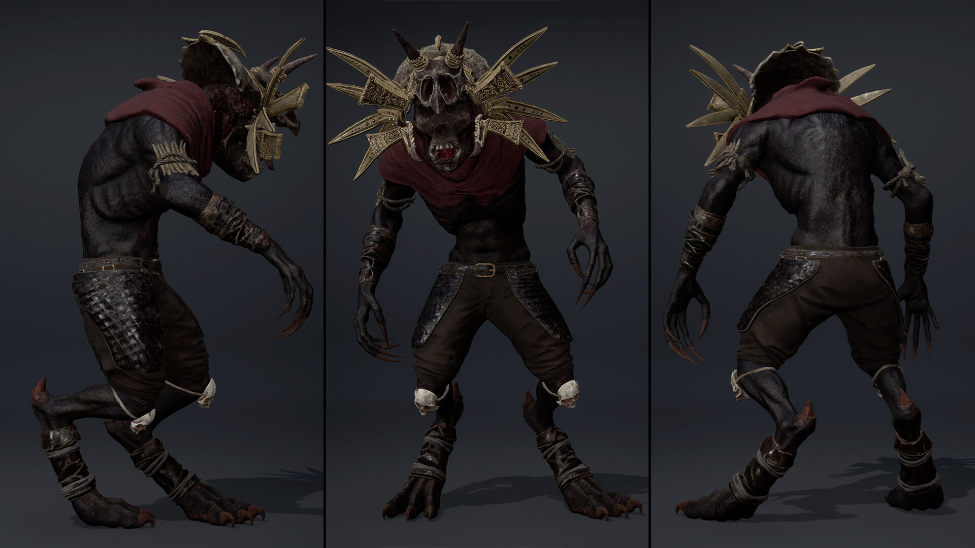 Gloom Mage Arm1 Low-poly 3D model_15