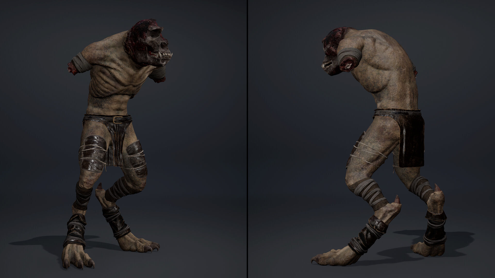 Gloomheart NoArms Low-poly 3D model_5