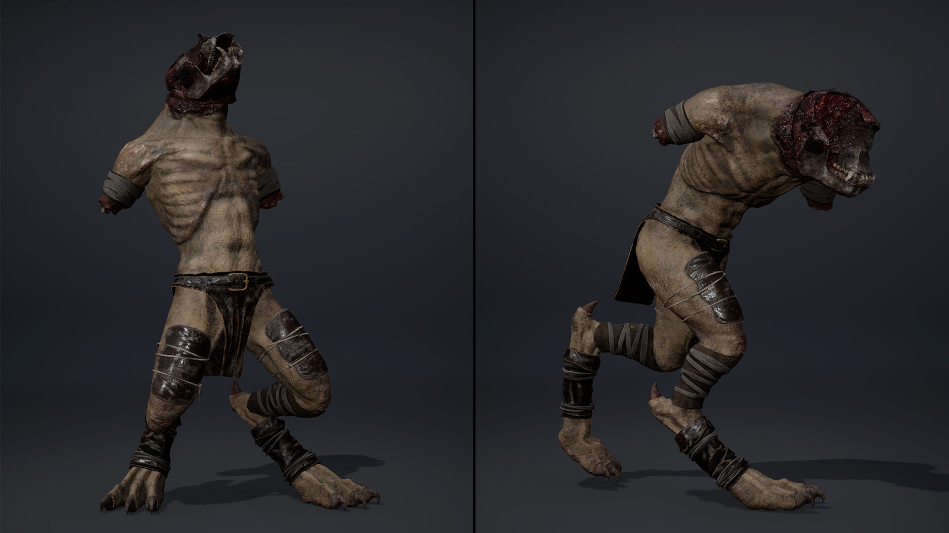 Gloomheart NoArms Low-poly 3D model_12