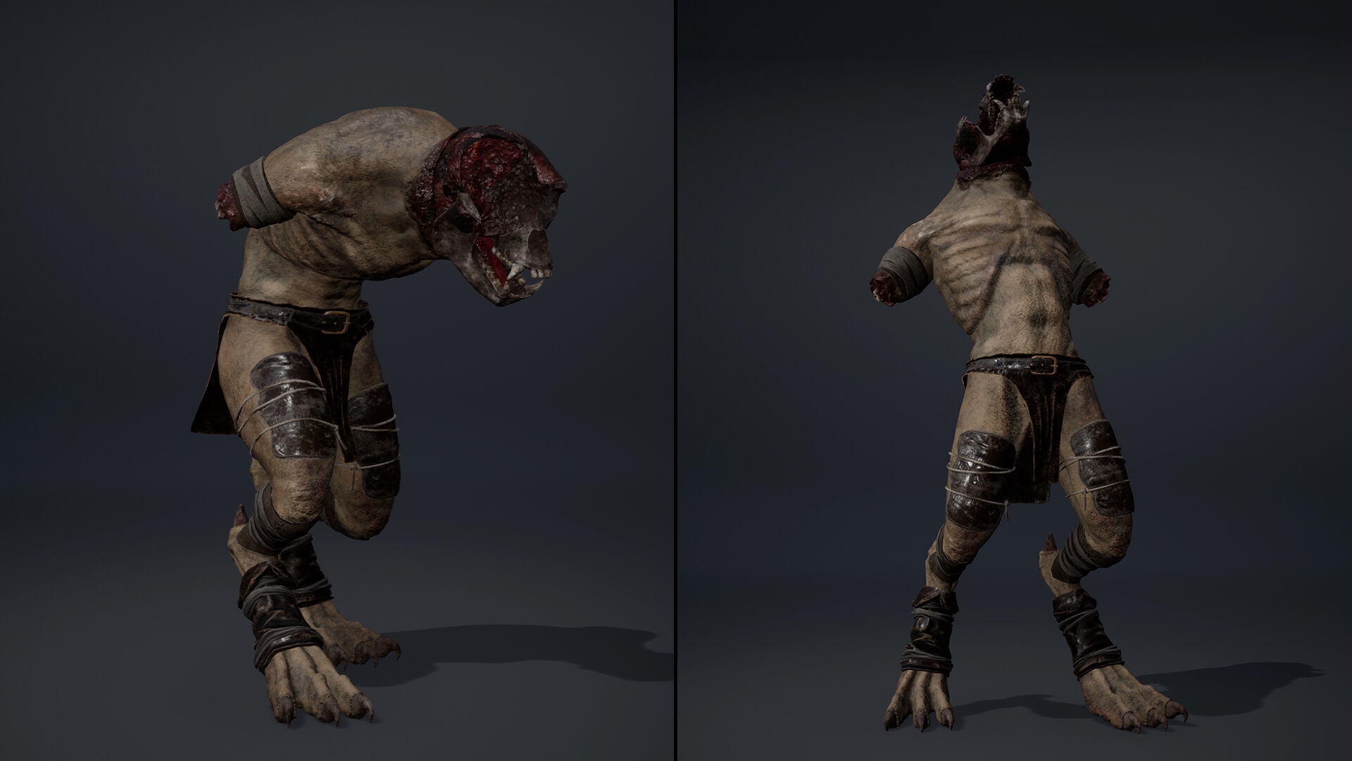 Gloomheart NoArms Low-poly 3D model_7