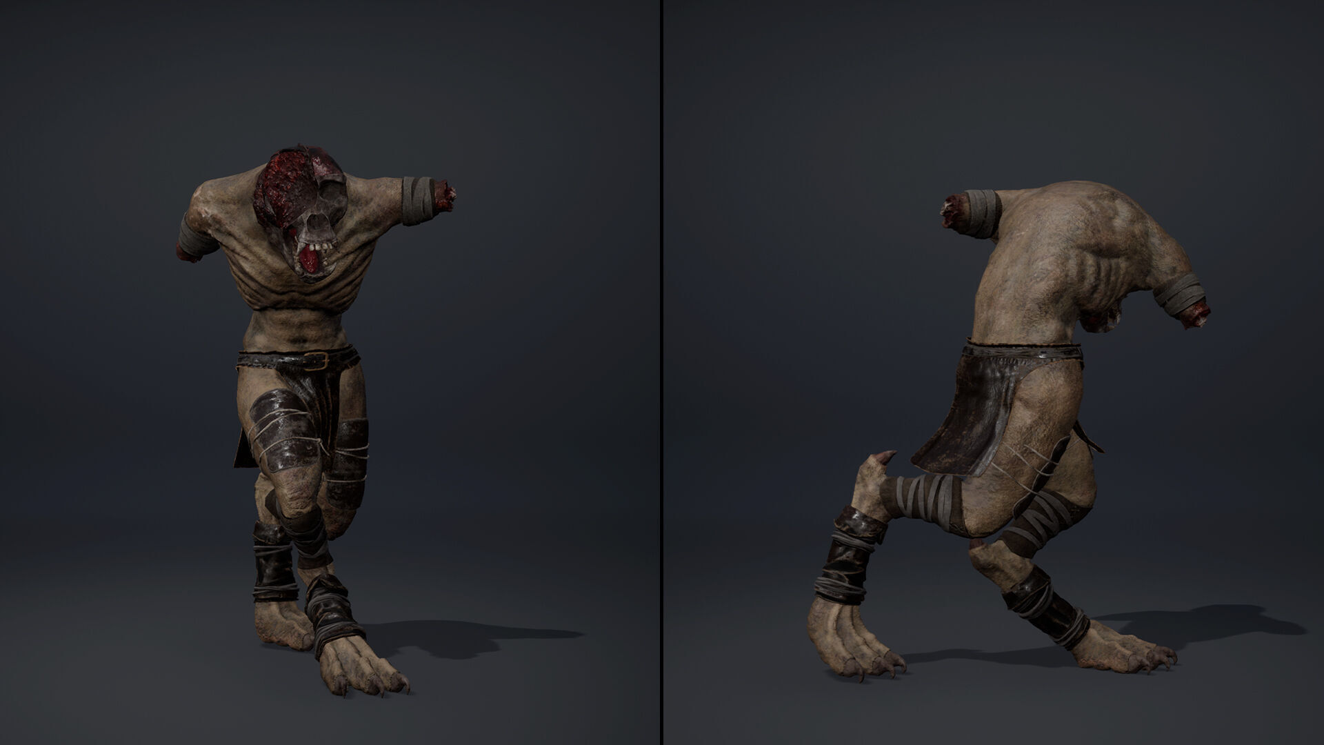 Gloomheart NoArms Low-poly 3D model_13