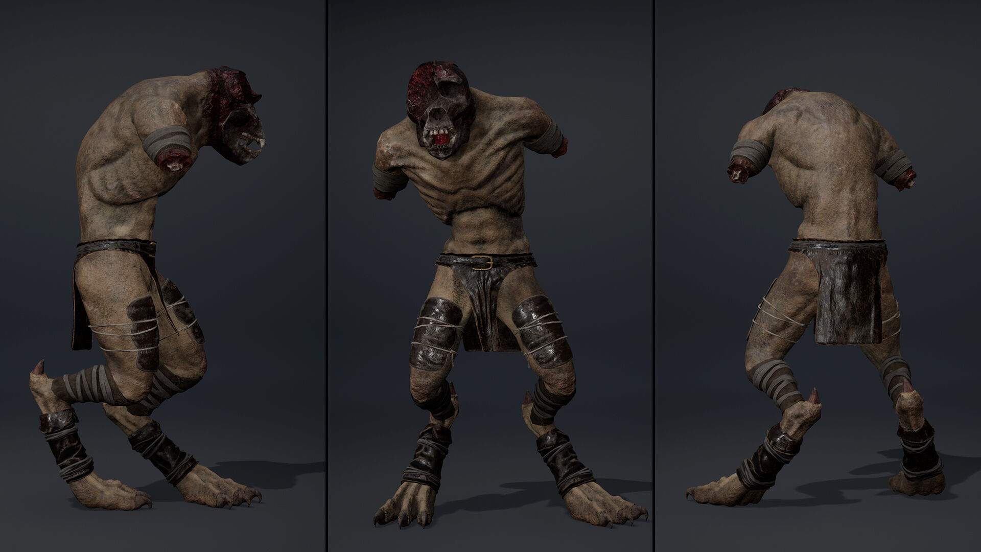 Gloomheart NoArms Low-poly 3D model_6