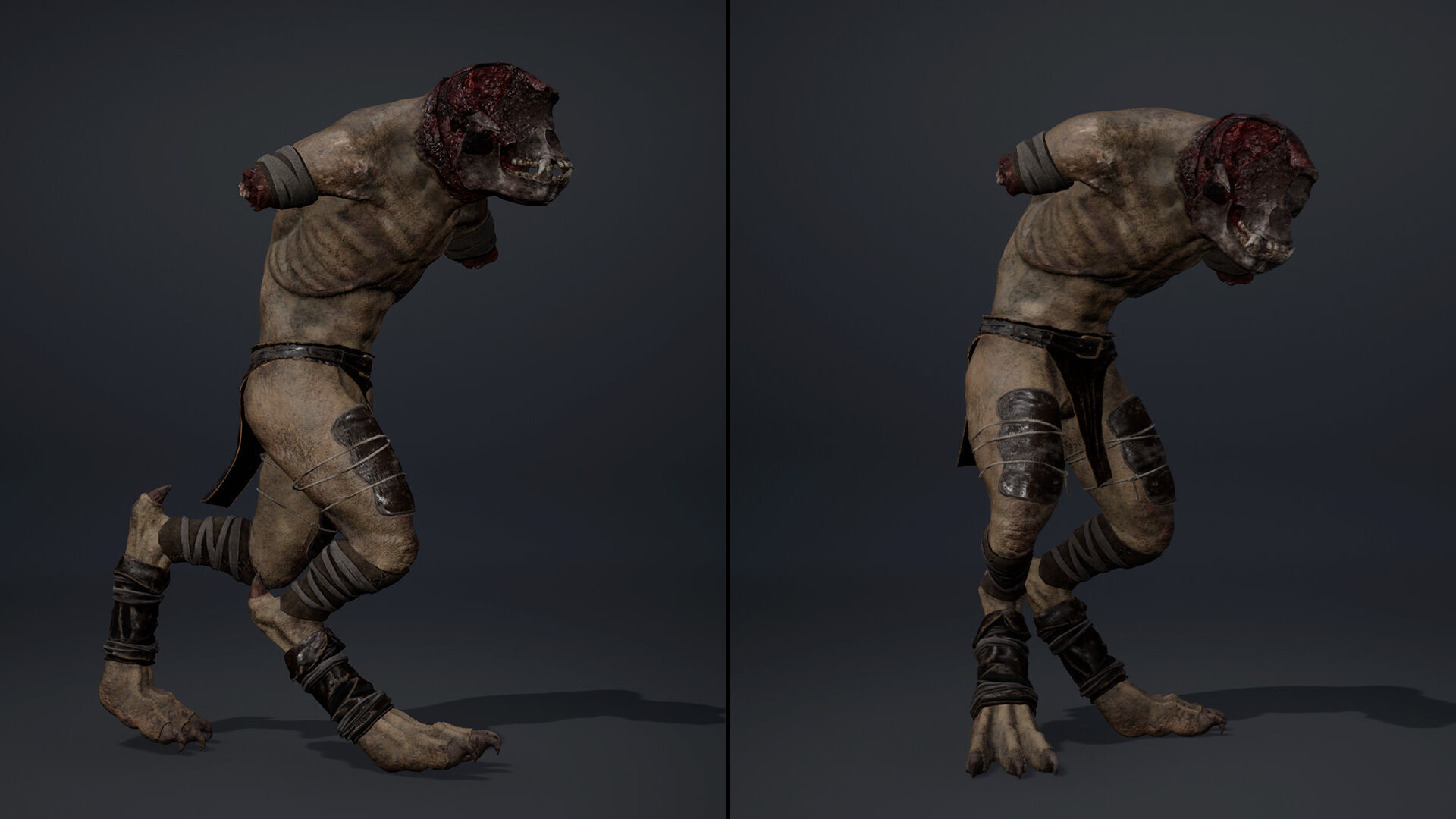 Gloomheart NoArms Low-poly 3D model_8