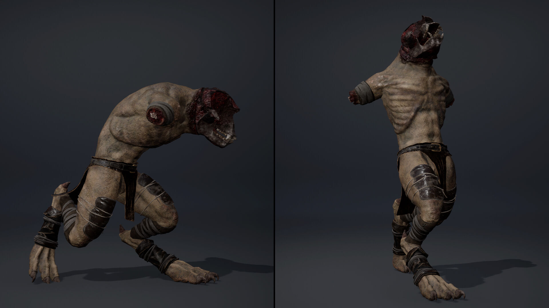 Gloomheart NoArms Low-poly 3D model_9