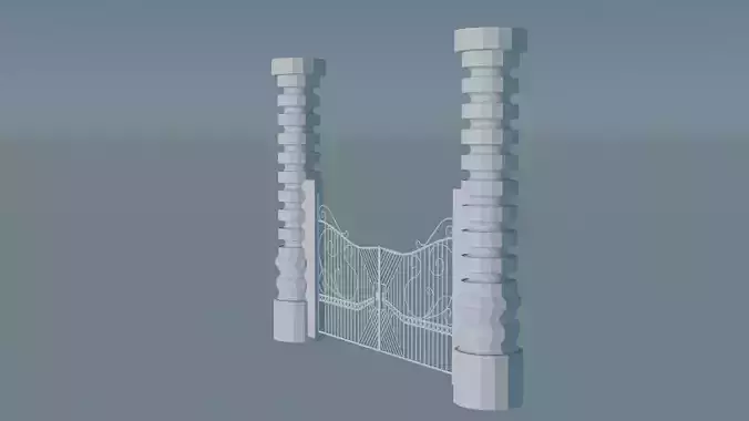 Gateway Exterior Gate 3D print model