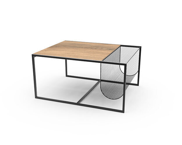 Industrial Minimalist Coffee Table 3D model