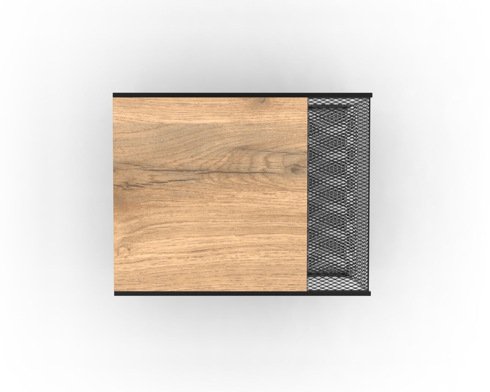 Industrial Minimalist Coffee Table 3D model_5