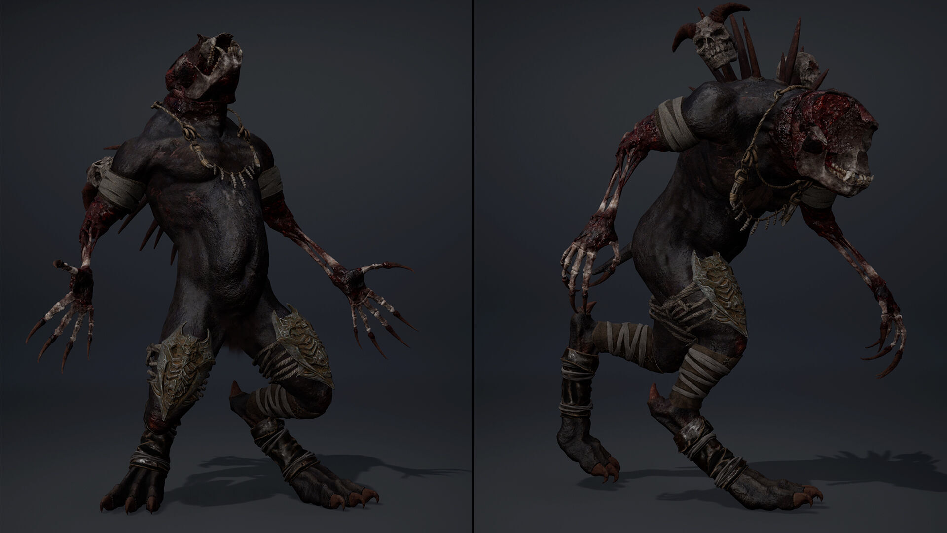 Gloomheart Damaged Brutal Low-poly 3D model_24