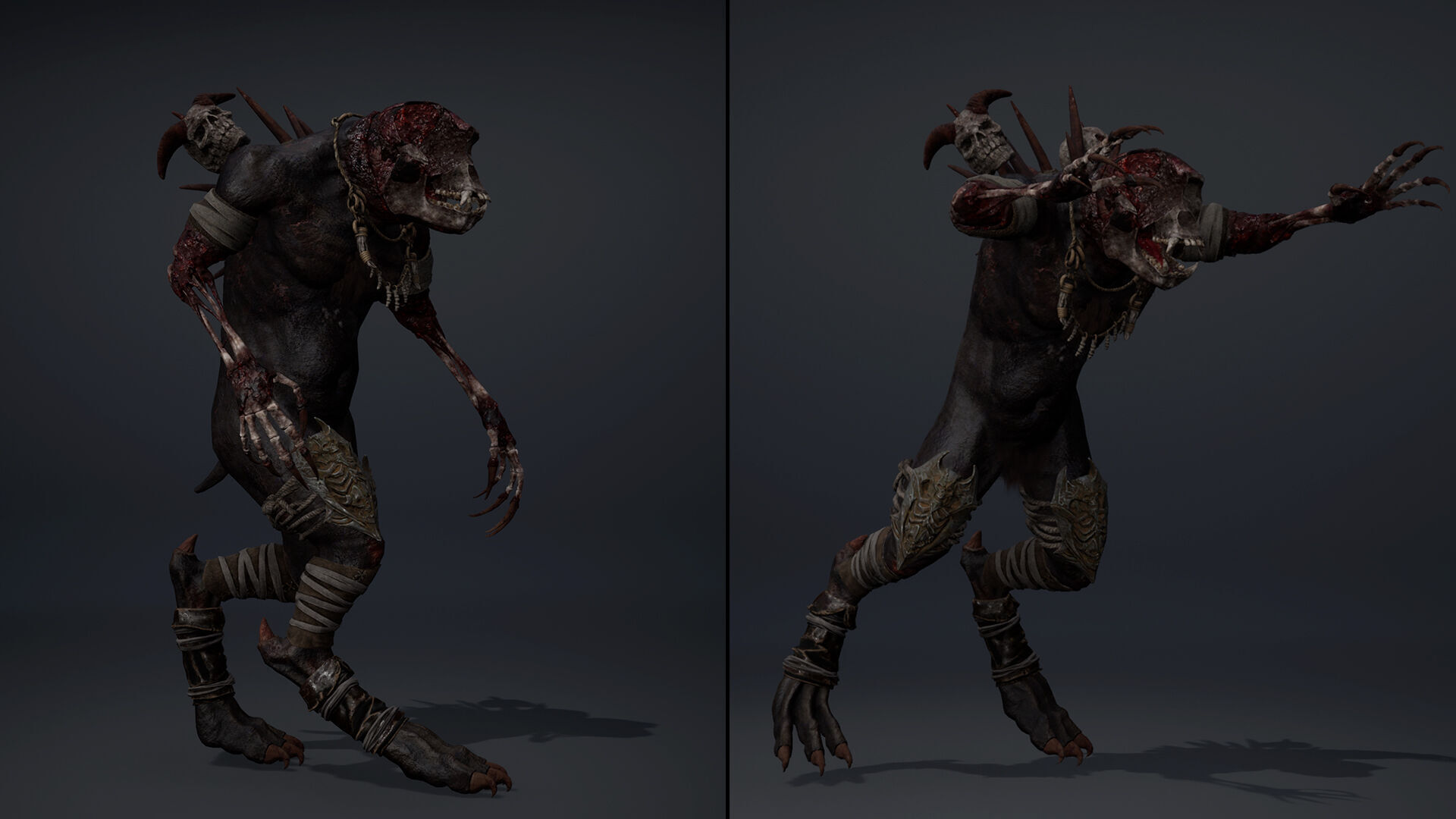 Gloomheart Damaged Brutal Low-poly 3D model_18