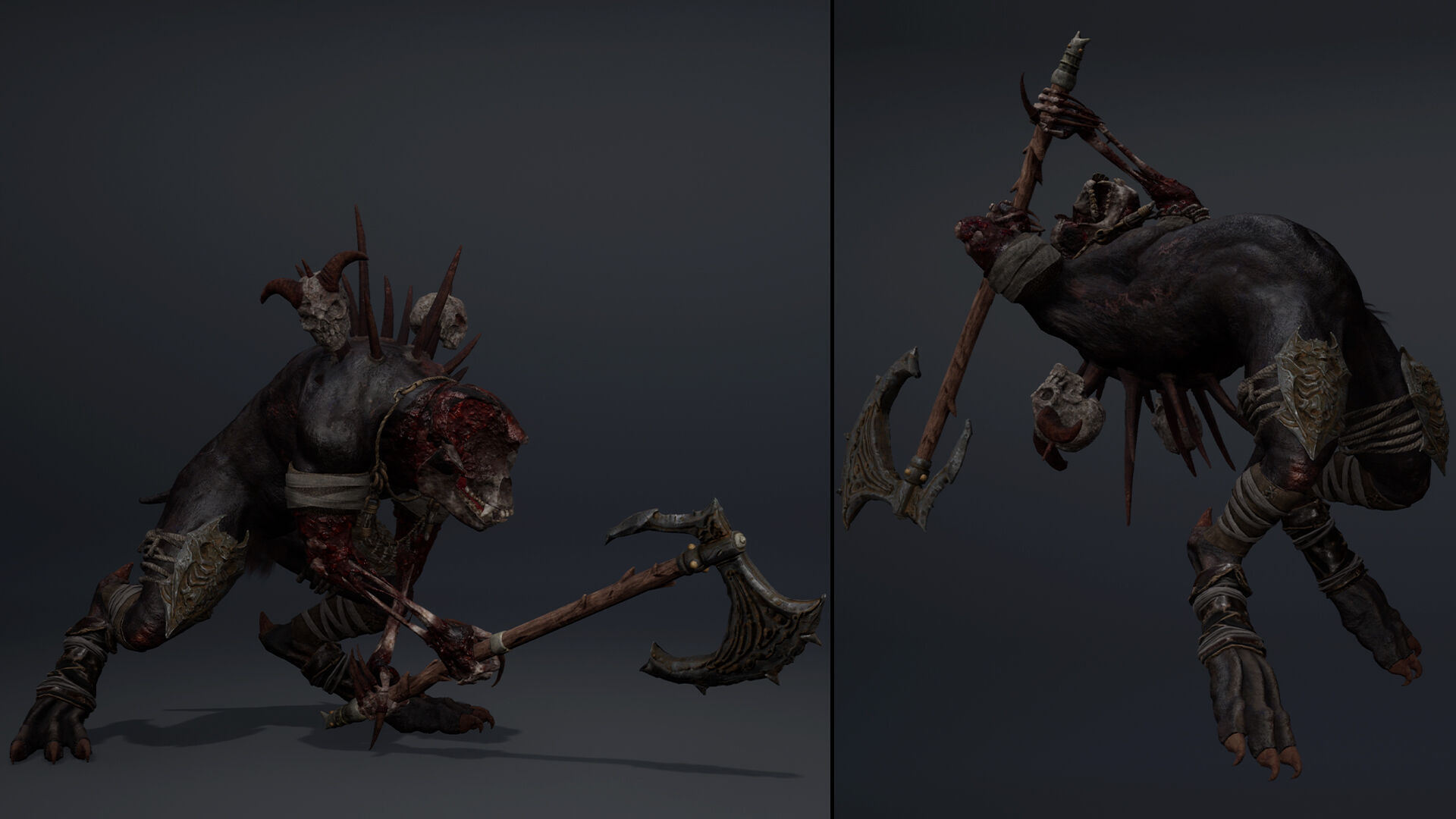 Gloomheart Damaged Brutal Low-poly 3D model_22