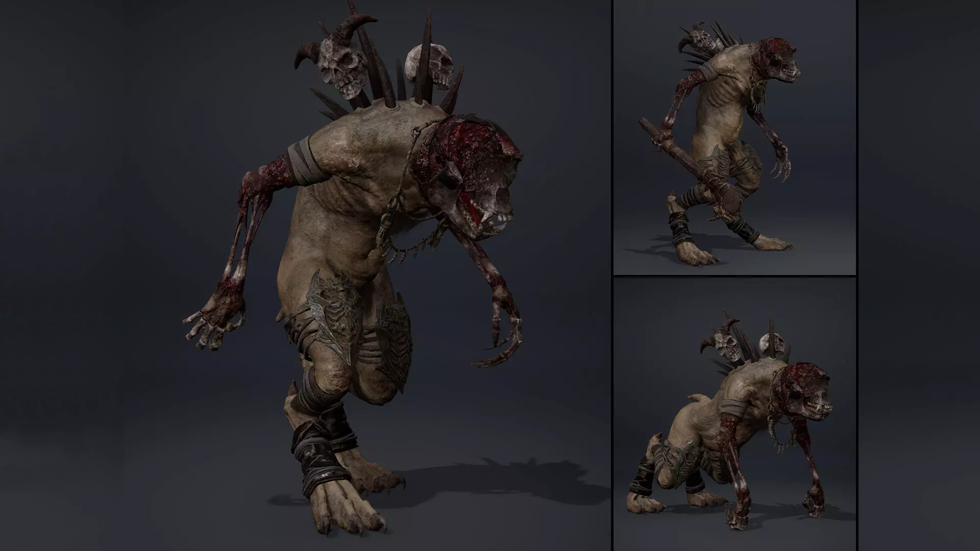 Gloomheart Damaged Low-poly 3D model